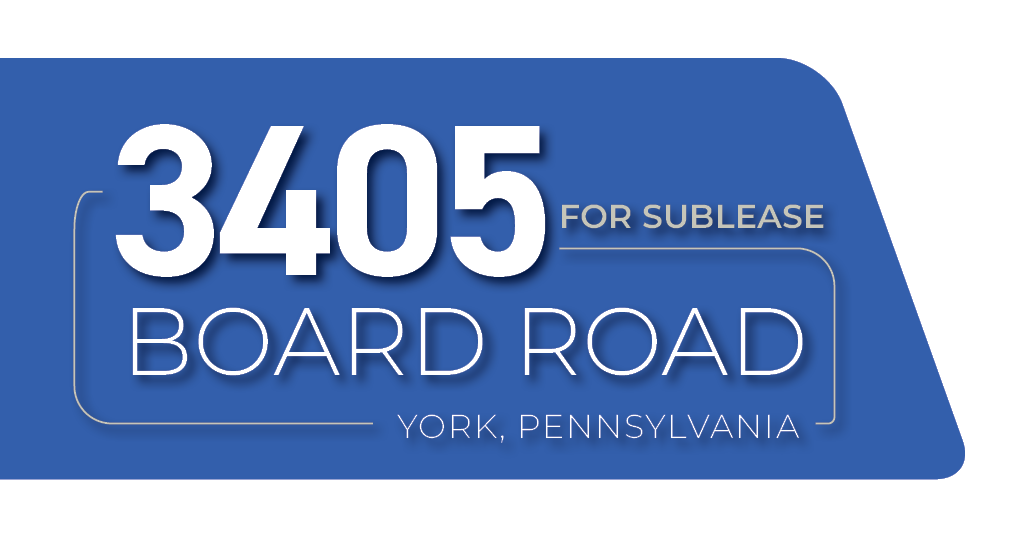 3405 Board Road, York Pennsylvania, for sublease